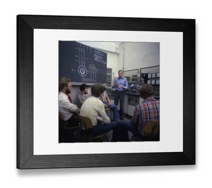 Framed Print : Wolfsburg. VW plant. Training of apprentices