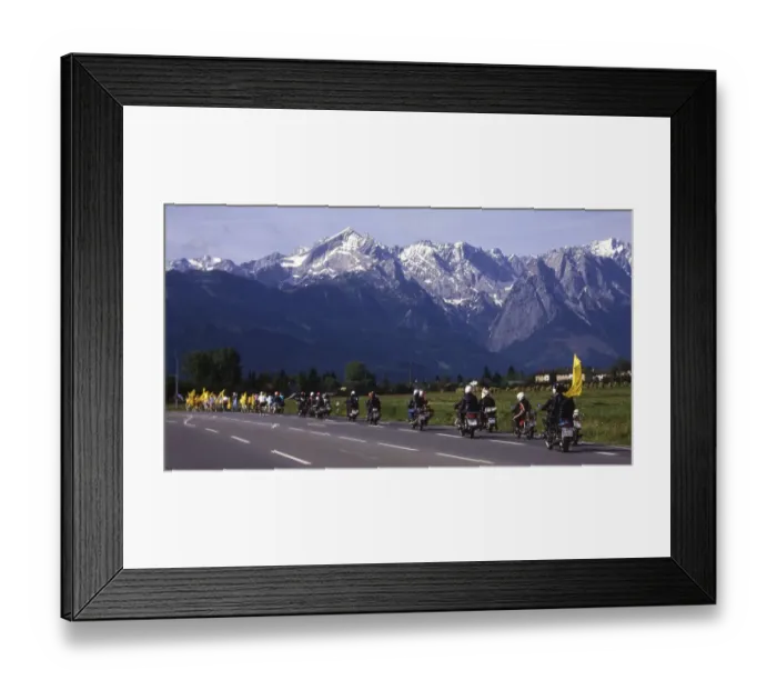 Framed Print : From Flensburg to the Zugspitze