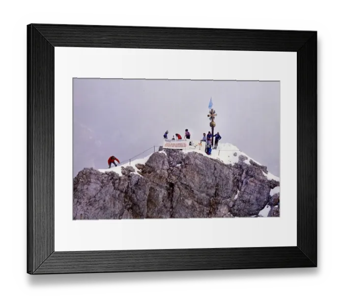Framed Print : From Flensburg to the Zugspitze