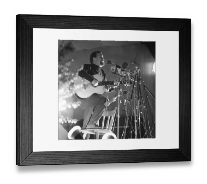 Framed Print : Here the 3rd Festival for Chanson and Folklore on 26