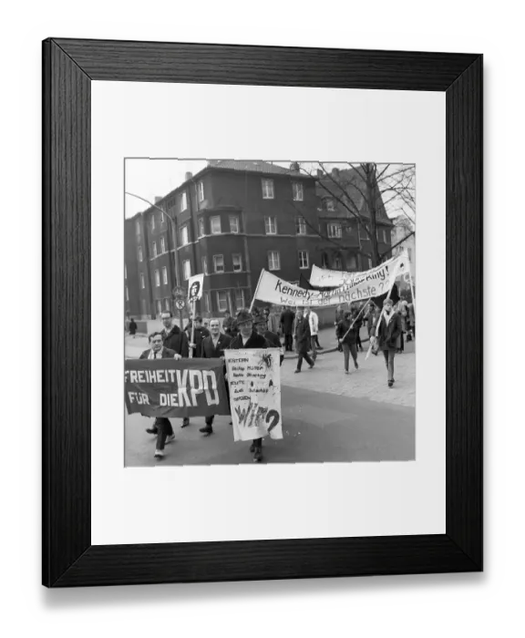 Framed Print : The Easter March 1968, Germany