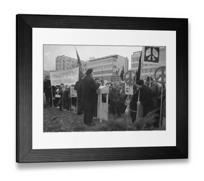 Framed Print : The Easter March 1968, Germany