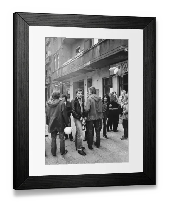 Framed Print : 25.04.1983 GDR East Berlin district of Prenzlauer Berg