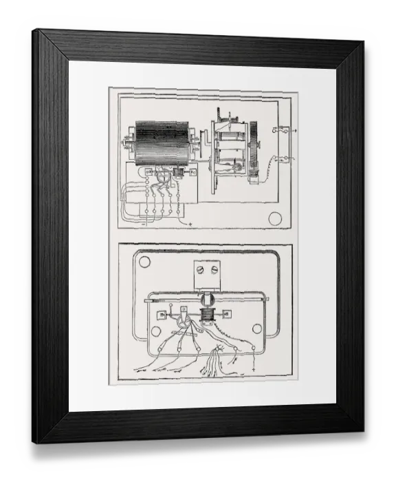 Framed Print : Chronoscopes by Professor Michael Gloesener
