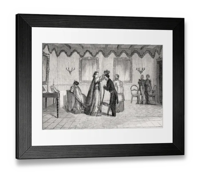 Framed Print : Coronation of Radama II, 1829 - 1863