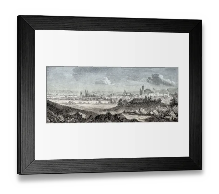 Framed Print : The Jasna Gora Monastery, CzEstochowa