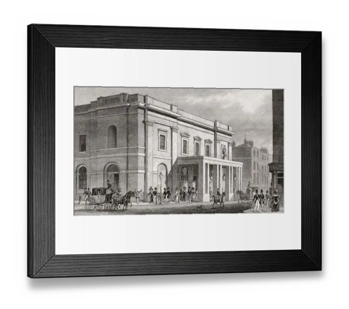 Framed Print : The Theatre Royal, Drury Lane, London