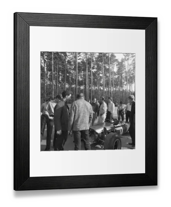 Framed Print : The training of the racing drivers at the Hockenheimring Framed Print : The training of the racing drivers at the Hockenheimring