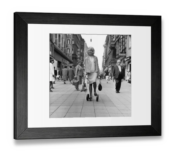 Framed Print : Shopping on Westenhellweg and leisure in Dortmund's open-air swimming pool with Twisty Framed Print : Shopping on Westenhellweg and leisure in Dortmund's open-air swimming pool with Twisty