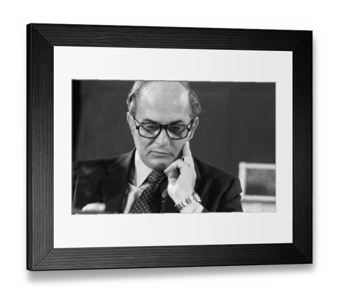 Framed Print : The 18th Party Congress of the Christian Democratic Union of Germany (CDU) was held in Duesseldorf on 25 January 1971