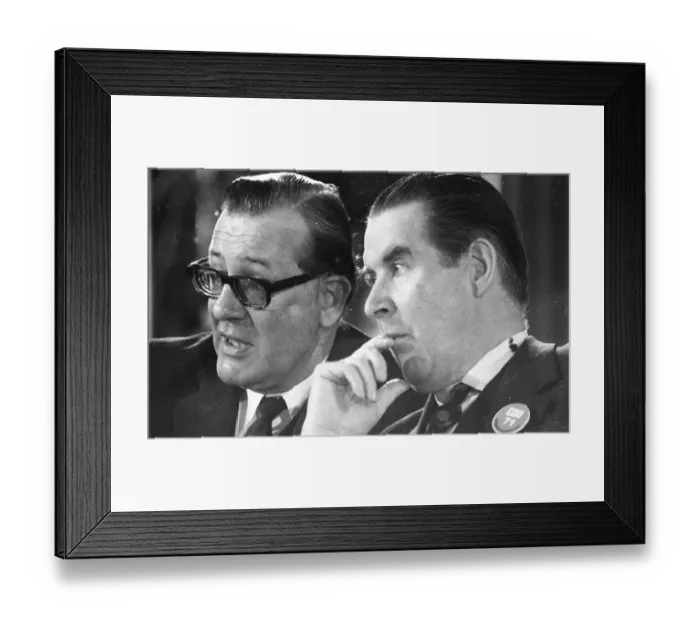 Framed Print : The 18th Party Congress of the Christian Democratic Union of Germany (CDU) was held in Duesseldorf on 25 January 1971 Framed Print : The 18th Party Congress of the Christian Democratic Union of Germany (CDU) was held in Duesseldorf on 25 January 1971