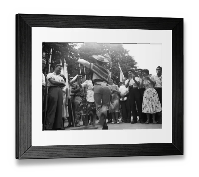 Framed Print : SSSR, Soviet Union, Moscow: The traditional World Youth Festivals organised by communist WBDJ