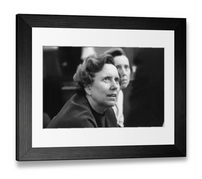 Framed Print : In 1967, four Rebbert sisters staged a film-like performance in front of the Dortmund Regional Court Framed Print : In 1967, four Rebbert sisters staged a film-like performance in front of the Dortmund Regional Court