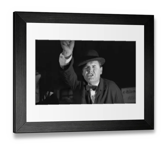Framed Print : The cabaret artist Dietrich Kittner