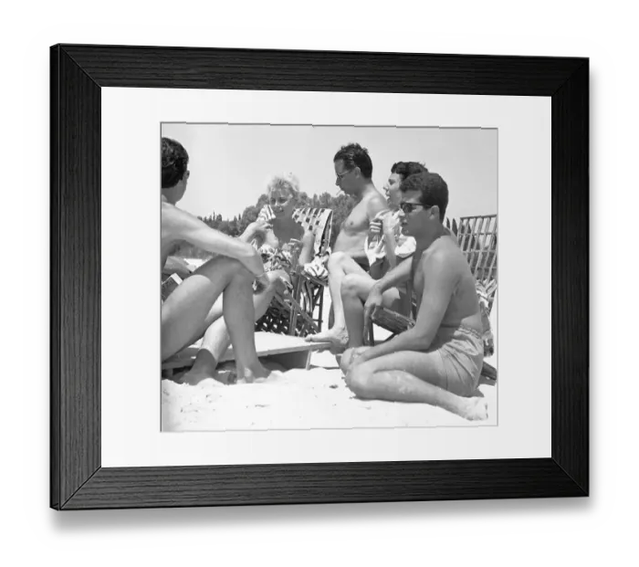 Framed Print : Tourism was in its infancy, as here in 1961