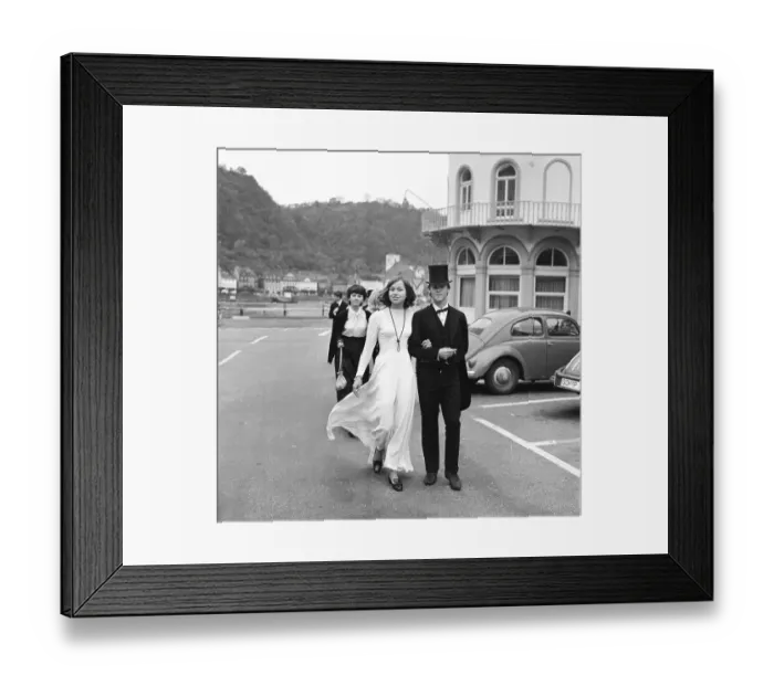Framed Print : Bridal couples and weddings in 1966 in Sauerland Framed Print : Bridal couples and weddings in 1966 in Sauerland