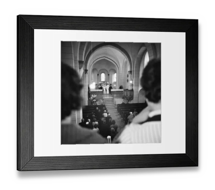 Framed Print : Bridal couples and weddings in 1966 in Sauerland Framed Print : Bridal couples and weddings in 1966 in Sauerland