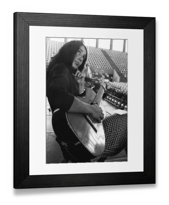 Framed Print : The presence and performance of US singer Joan Baez Framed Print : The presence and performance of US singer Joan Baez