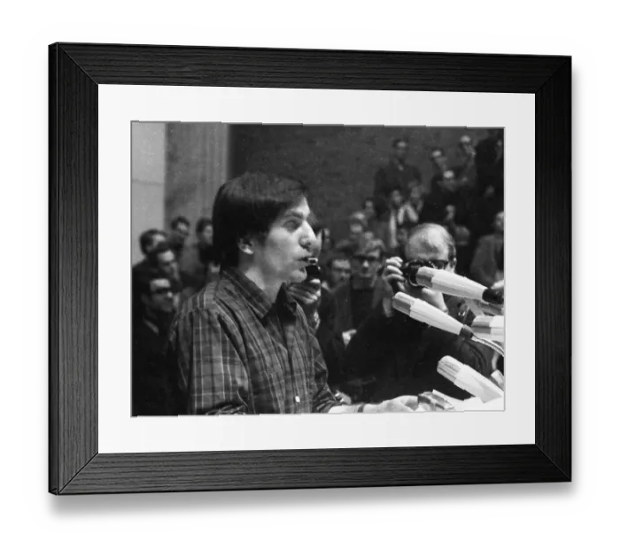 Framed Print : The international Vietnam congress in 1968
