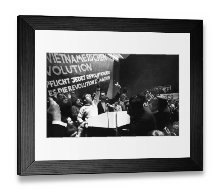 Framed Print : The 1968 International Vietnam Congress