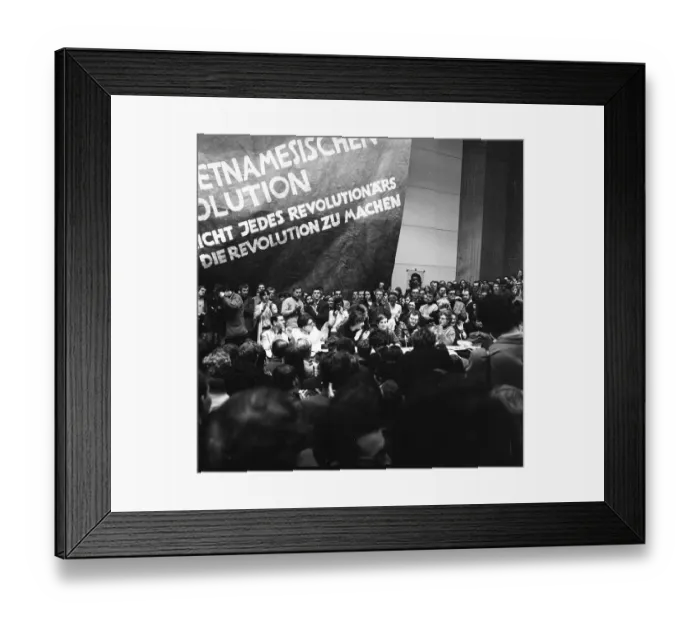 Framed Print : The 1968 International Vietnam Congress