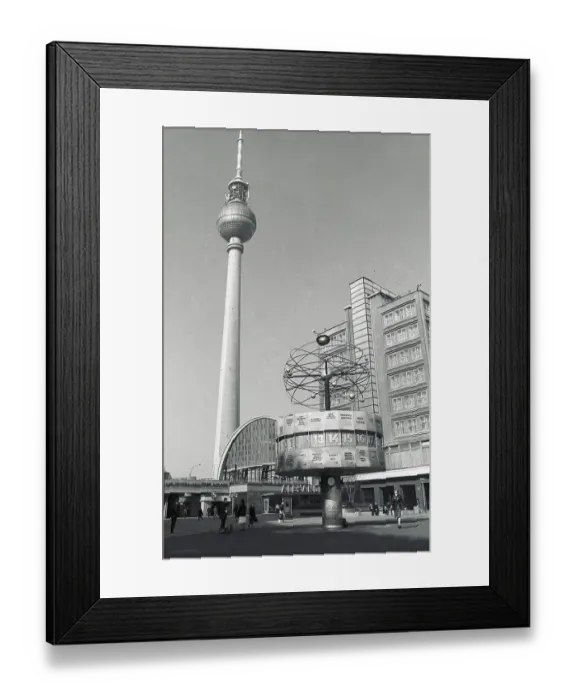 Framed Print : 09.11.1971 GDR East Berlin Mitte district