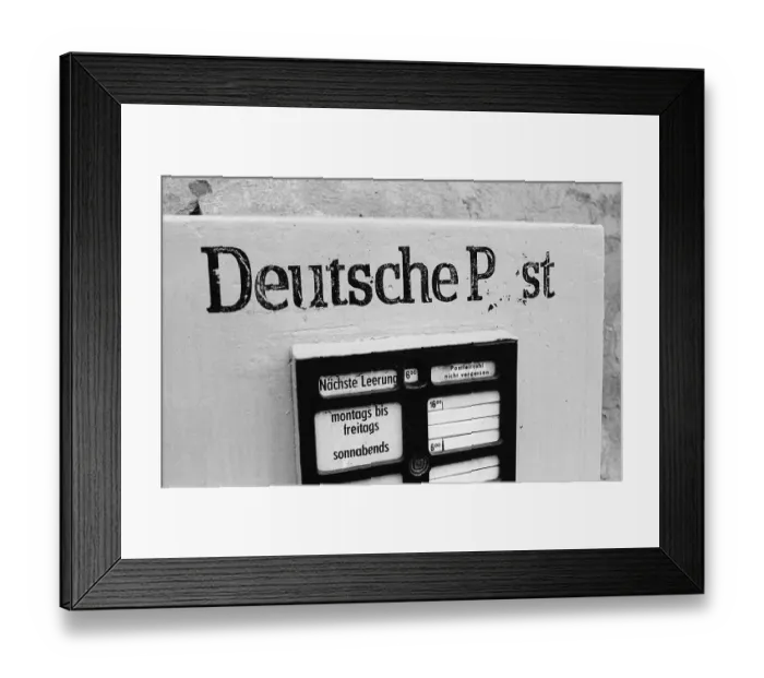 Framed Print : 23 / 09 / 1983 GDR district Karl-Marx-Stadt town Ellefeld