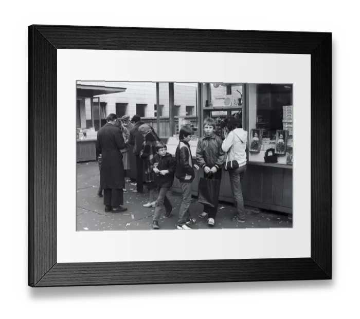 Framed Print : 01 / 02 / 1984 GDR East Berlin district of Prenzlauer Berg