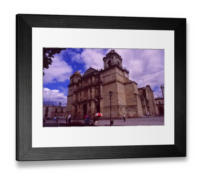 Framed Print : Mexico: The church on the Zocalo of Oacaxa City Framed Print : Mexico: The church on the Zocalo of Oacaxa City