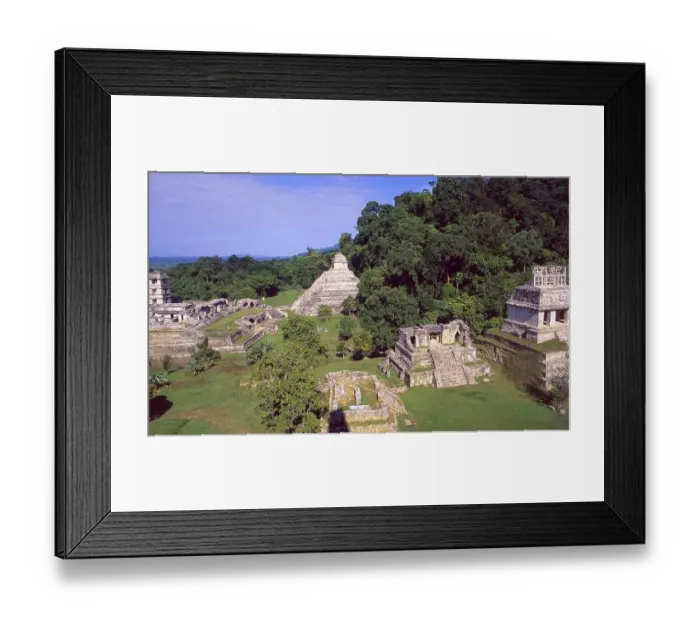 Framed Print : Mexico: The Mayan temple ruins of Palanque