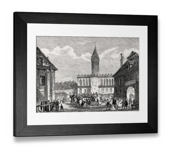 Framed Print : Polish military, Marian Langiewicz at Tarnow