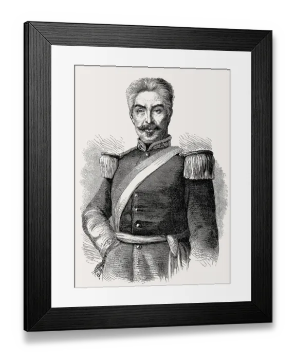 Framed Print : Miguel de San Roman Meza, 1802 - 1863 Framed Print : Miguel de San Roman Meza, 1802 - 1863