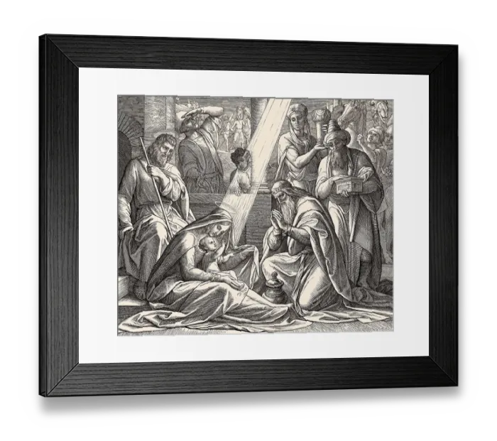 Framed Print : The biblical Magi, by Julius Schnorr von Carolsfeld