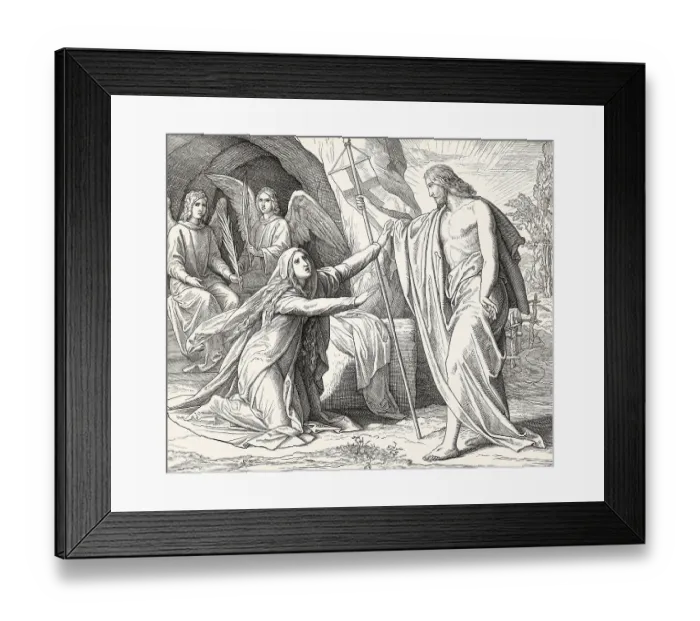 Framed Print : Jesus Appears to Mary Magdalene