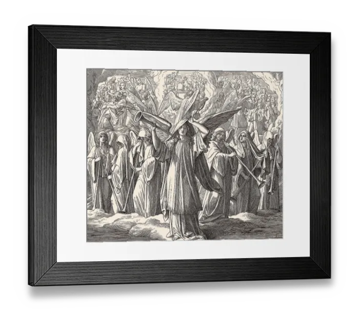 Framed Print : Seven Seals Of God, Book of Revelation Framed Print : Seven Seals Of God, Book of Revelation