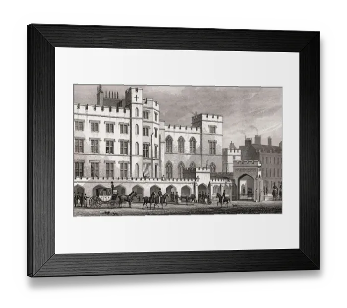 Framed Print : The King's Entrance to the House of Lords