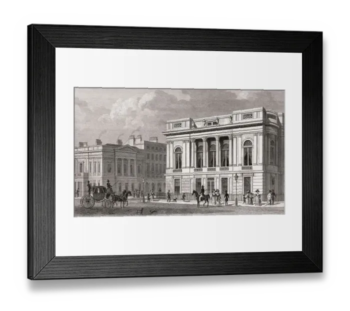 Framed Print : Pall Mall East, Westminster, London