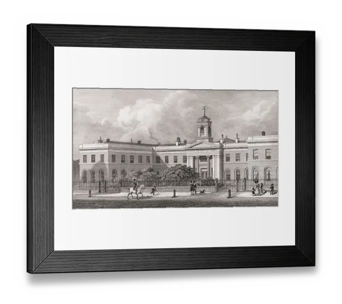 Framed Print : The Female Orphan Asylum, London