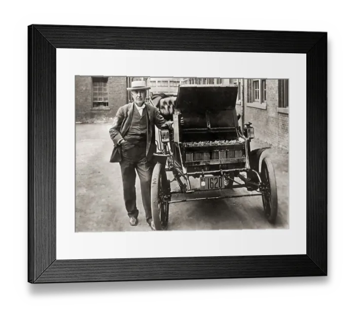 Framed Print : Thomas Alva Edison, 1847, 1931