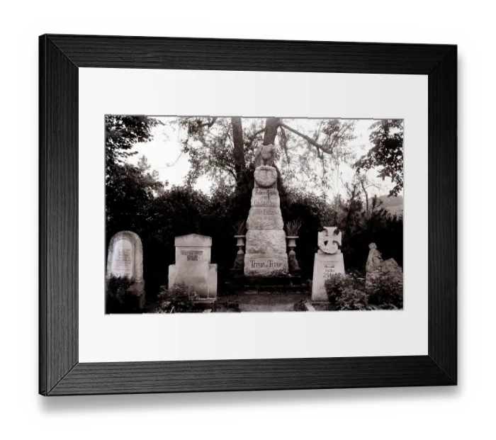 Framed Print : Graves of German soldiers killed in action
