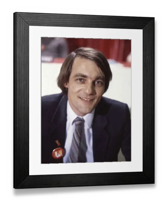Framed Print : Nuremberg. 7th Party Congress of the German Communist Party (DKP) on 6