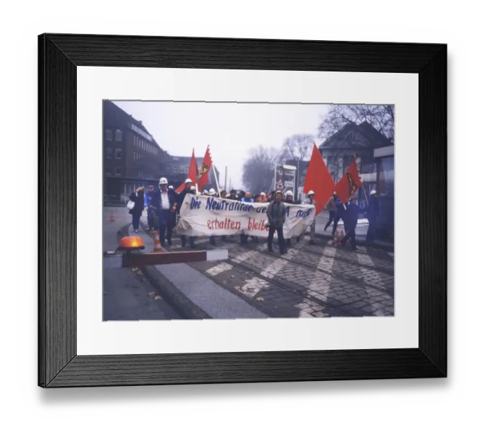Framed Print : Siegen on 10. 10. 85, Luwigsahafen on 14