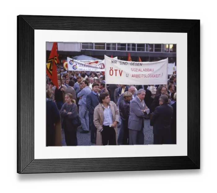 Framed Print : Siegen on 10 October 1985, Luwigsahafen on 14 December 1985 Framed Print : Siegen on 10 October 1985, Luwigsahafen on 14 December 1985