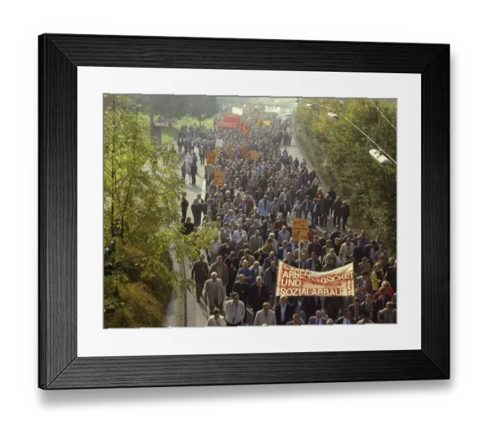 Framed Print : Siegen on 10 October 1985, Luwigsahafen on 14 December 1985