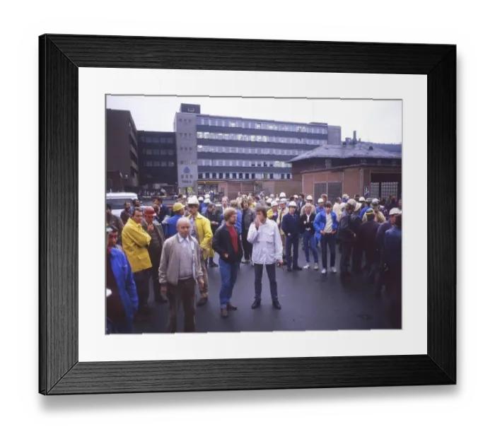 Framed Print : Siegen on 10. 10. 85, Luwigsahafen on 14 Framed Print : Siegen on 10. 10. 85, Luwigsahafen on 14