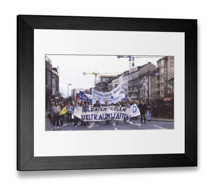 Framed Print : Ruhr area. Easter March Ruhr 86 on 30. 3. 1986 Framed Print : Ruhr area. Easter March Ruhr 86 on 30. 3. 1986