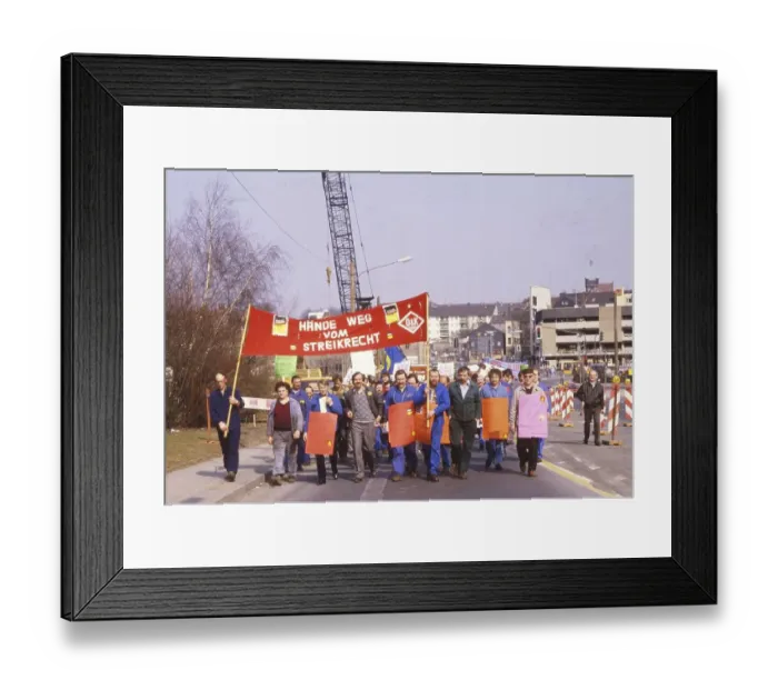 Framed Print : Siegen on 10 October 1985, Luwigsahafen on 14 December 1985