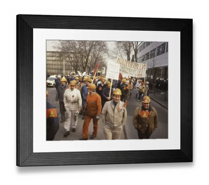 Framed Print : Siegen on 10 October 1985, Luwigsahafen on 14 December 1985