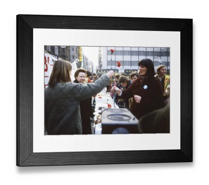 Framed Print : Ruhr area. International Women's Day on 8