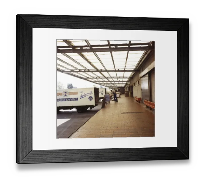 Framed Print : Bochum. Company Westmilch. Dairy. on 22. 5. 1980 Framed Print : Bochum. Company Westmilch. Dairy. on 22. 5. 1980